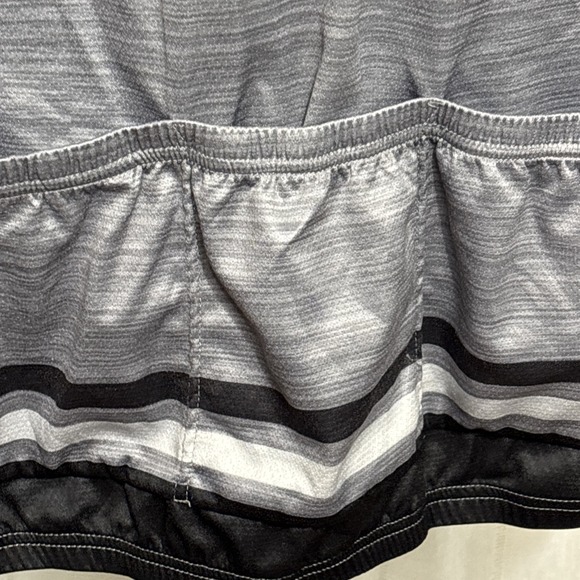 CANARI Cycling Jersey Men's XL Black and White Bicycle Full Zip Top - Picture 11 of 16